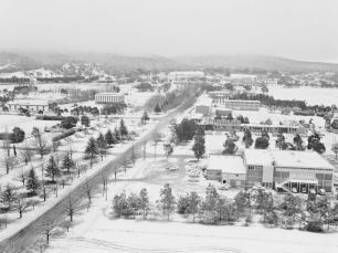 Snow in Canberra - 1965